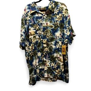 ✨NWT Foundry Floral Hawaiian Shirt 3XL